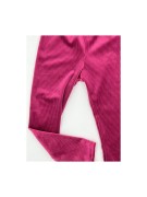 Legginsy dziewczęce welur prążek Lambda