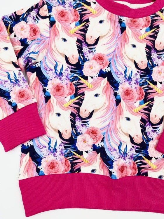 Bluza dziewczęca Jednorożce Amba&amp;Ginda