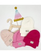 Komplet czapka plus komin szeroki prążek