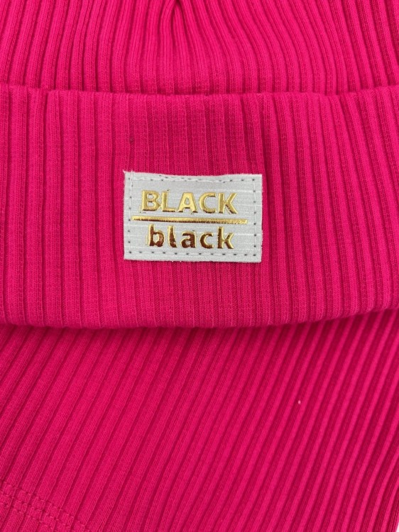 Komplet czapka plus komin szeroki prążek