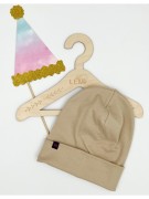 Bawełniana czapka na jesień