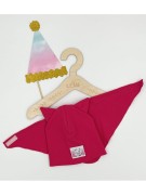 Komplet czapka plus chusta prążek 42/44 KOT