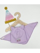 Komplet czapka plus chusta prążek 42/44 KOT