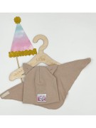 Komplet czapka plus chusta prążek 42/44 KOT