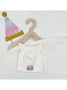 Komplet czapka plus chusta prążek 42/44 KOT