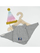 Komplet czapka plus chusta prążek KOT