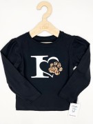 Bluzka dziewczęca czarna BAMBOLA