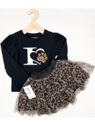 Bluzka dziewczęca czarna BAMBOLA