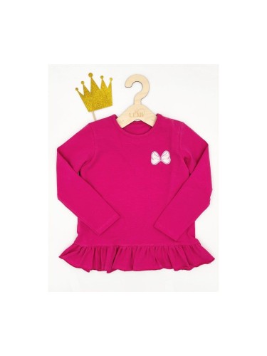 Bluzka dziewczęca z falbanką KOKARDKA AIPI