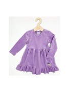 Sukienka dziewczęca welur gładka Lambda