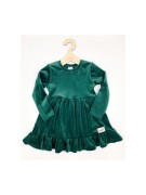 Sukienka dziewczęca welur gładka Lambda