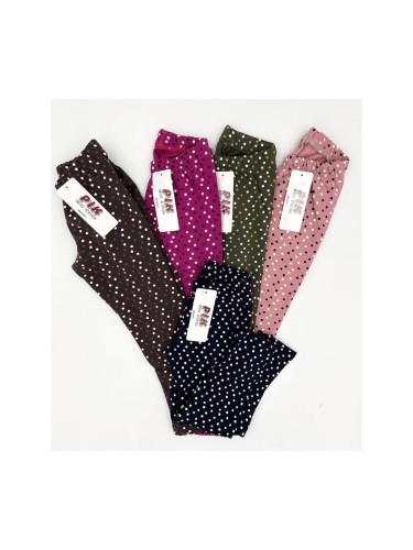 Legginsy na meszku KROPKI PIK