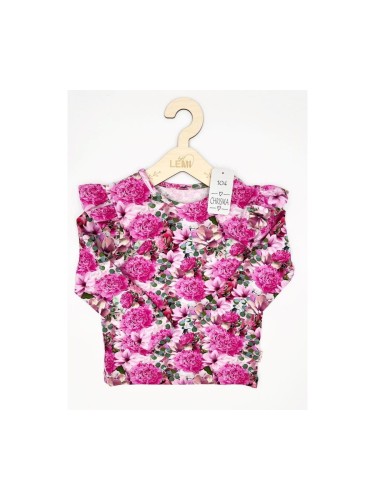 Bluzka dziewczęca RÓŻOWE KWIATY Chrisma