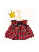 Spódnica dziewczęca w kratkę czerwona świąteczna Madżi