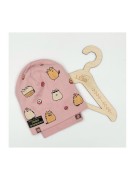 Komplet bawełniany czapka plus komin Pusheen  świeci w ciemnościPanPan 3-7 lat