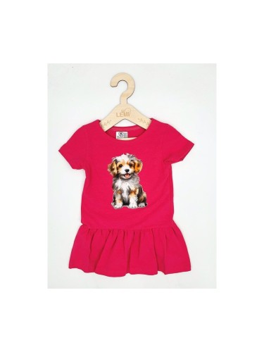 Sukienka dziewczęca PIES na krótki rękaw