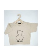 T-shirt dziewczęcy oversize MIŚ