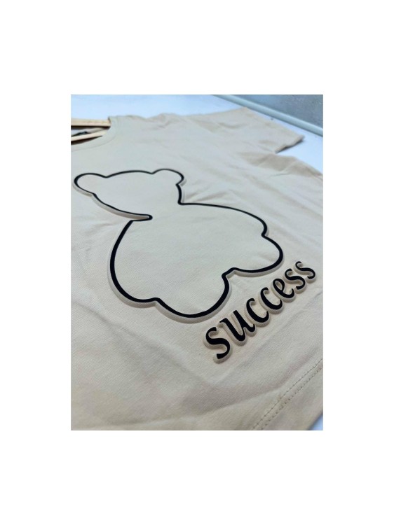 T-shirt dziewczęcy oversize MIŚ