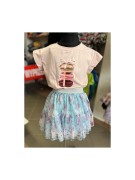 Spódnica tiulowa NIEBIESKA Bambola