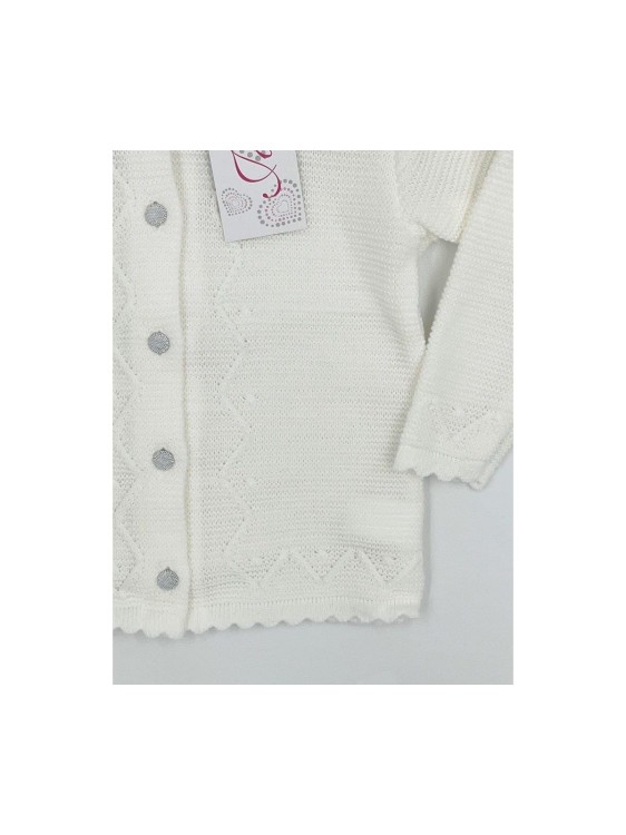 Sweter dziewczęcy Jomar ecru