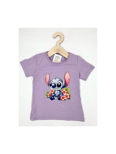 T-shirt dziewczęcy bawełna polski  Stich AMIR