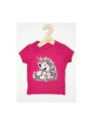 T-shirt dziewczęcy JEDNOROŻCE NEON