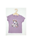 T-shirt dziewczęcy JEDNOROŻCE NEON