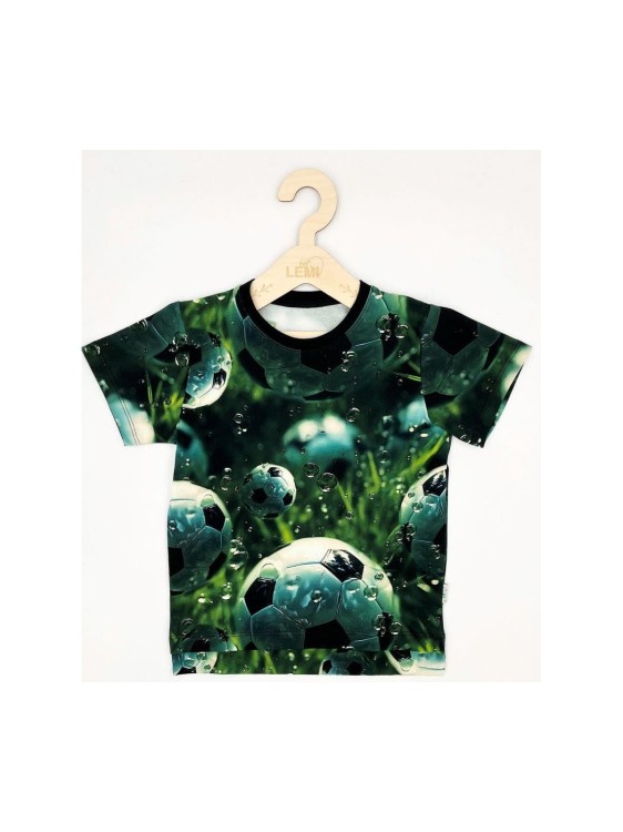 T-shirt chłopięcy PIŁKI NA MURAWIE Aipi