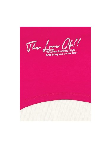 T-shirt dziewczęcy dwuczęściowy Lidmar