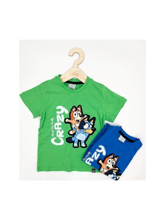 T-shirt chłopięcy ze ŚWIECĄCĄ DIODĄ Bluey