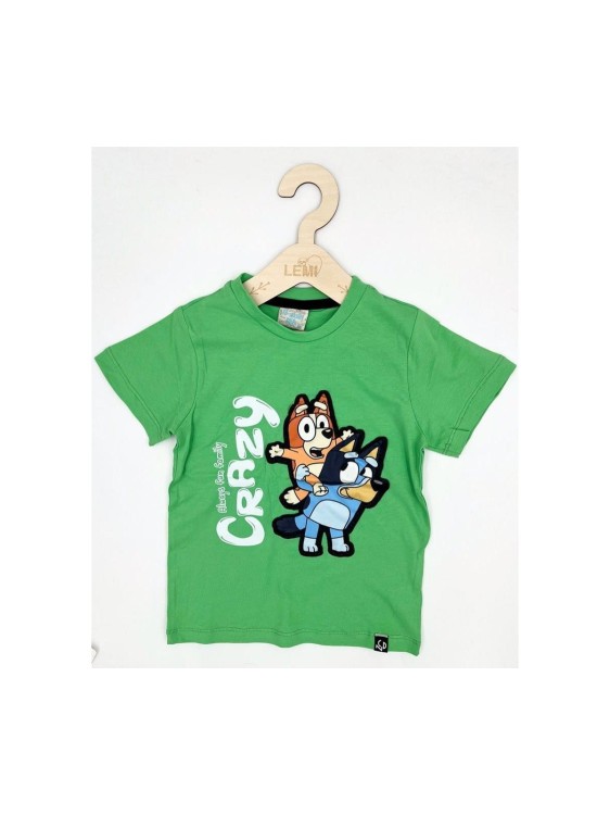 T-shirt chłopięcy ze ŚWIECĄCĄ DIODĄ Bluey