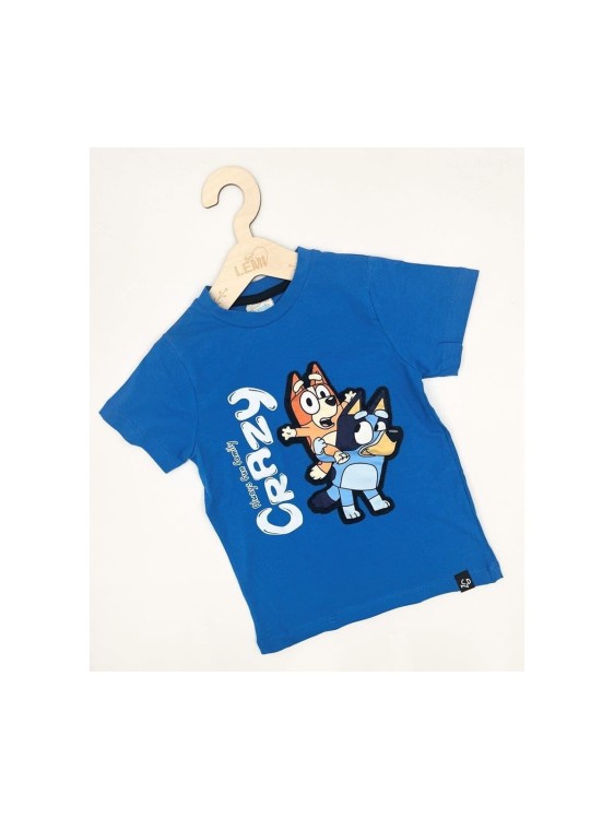 T-shirt chłopięcy ze ŚWIECĄCĄ DIODĄ Bluey