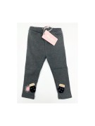 Legginsy ocieplane misiem