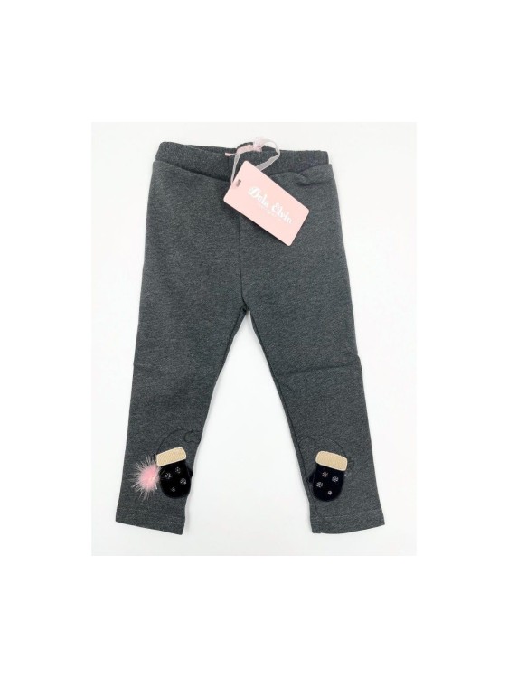 Legginsy ocieplane misiem