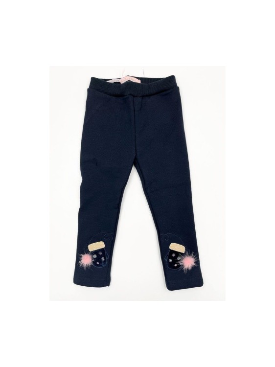 Legginsy ocieplane misiem