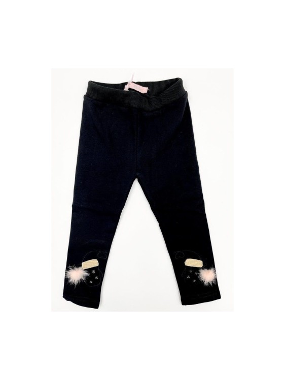Legginsy ocieplane misiem