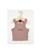 Top dziewczęcy na ramiączkach typu bokserka Lidmar