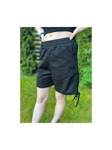 Komplet młodzieżowy krótkie spodenki i bluzka z kapturem