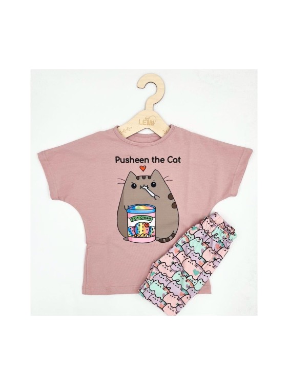 T-shirt dziewczęcy Pusheen II