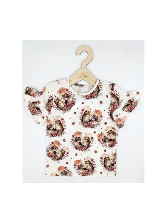 T-shirt dziewczęcy KOTKI Chrisma