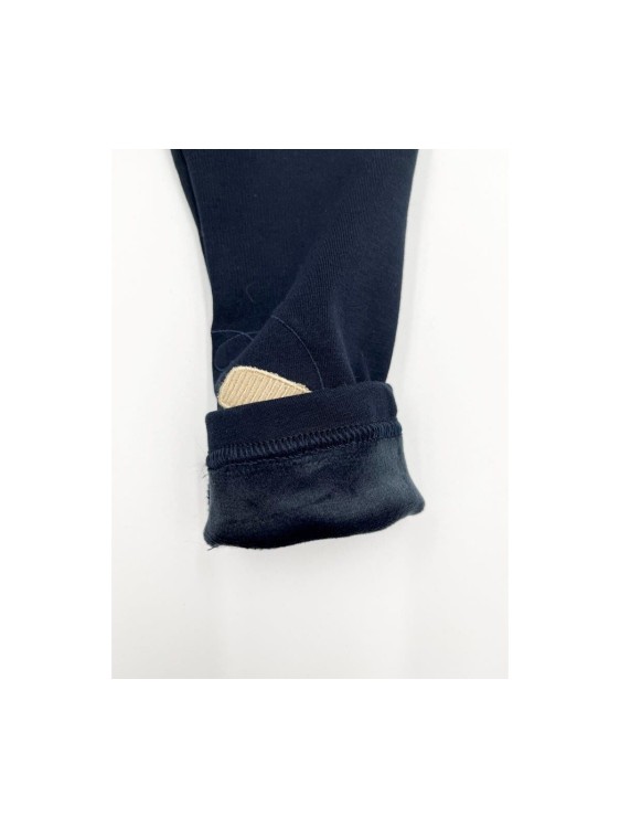 Legginsy ocieplane misiem