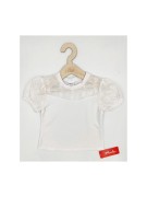 T-shirt dziewczęcy biały ,,haft" Madżi