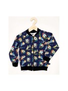 Bluza chłopięca na zamek bomberka Style Kids piłki