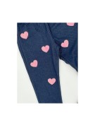 Legginsy dziewczęce bawełna imitacja dżinsu Dresmoda