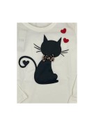 Bluzka dziewczęca długi rękaw KOT II AIPI