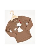 Bluzka dziewczęca długi rękaw KOT II AIPI