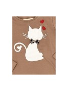 Bluzka dziewczęca długi rękaw KOT II AIPI