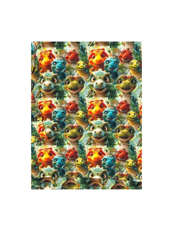 Bluzka chłopięca długi rękaw bawełna DINO AIPI