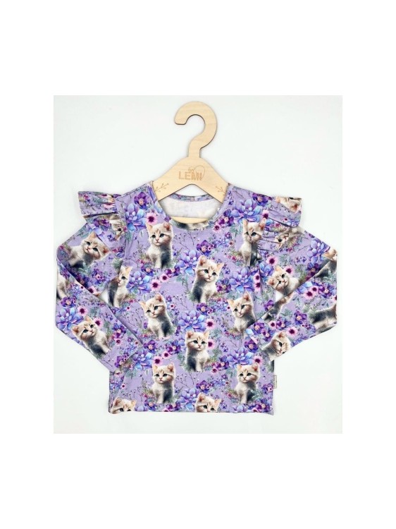 Bluzka dziewczęca długi rękaw KOTKI Chrisma
