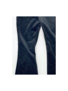 Dzwony dziewczęce welur prążek Lambda